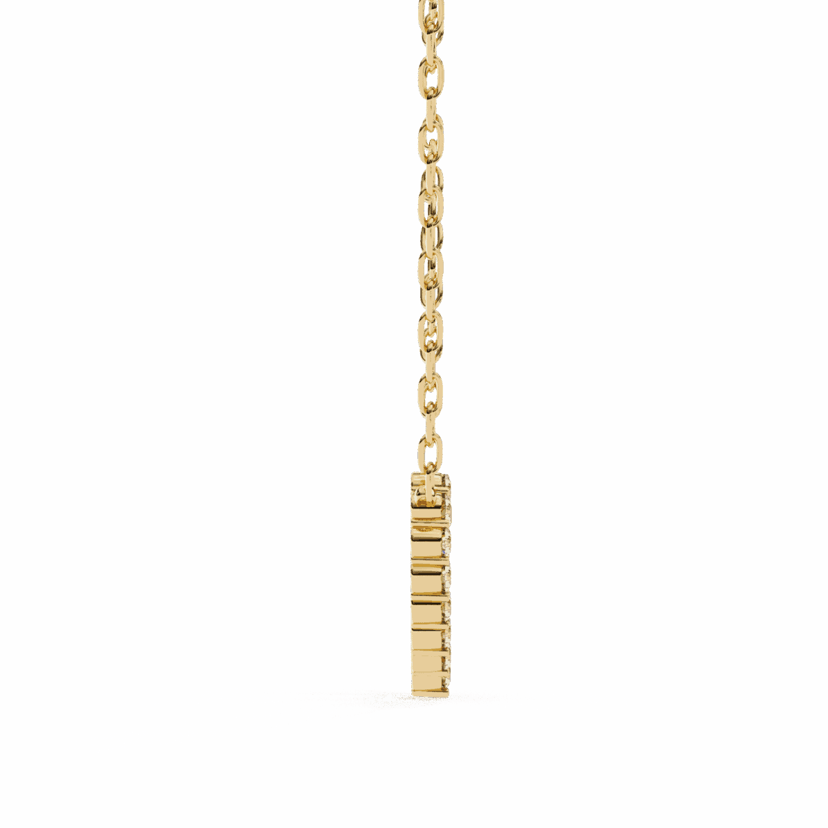 0.4 Carat Petite Round Cluster Pendant  Image 8