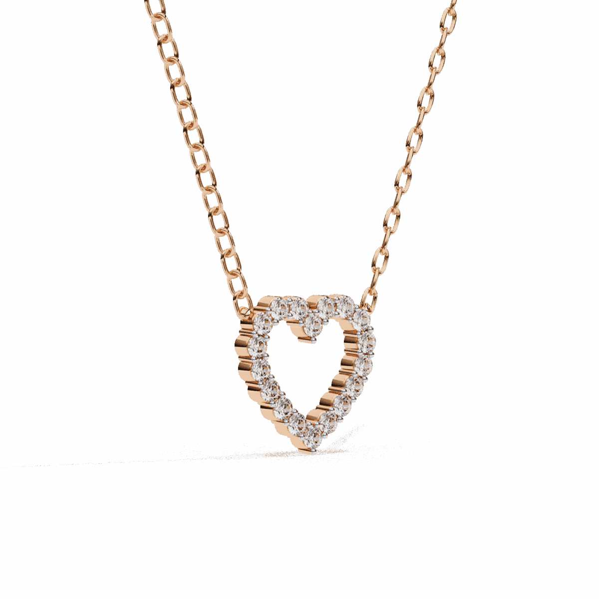 0.4 Carat Petite Round Cluster Pendant  Image 10