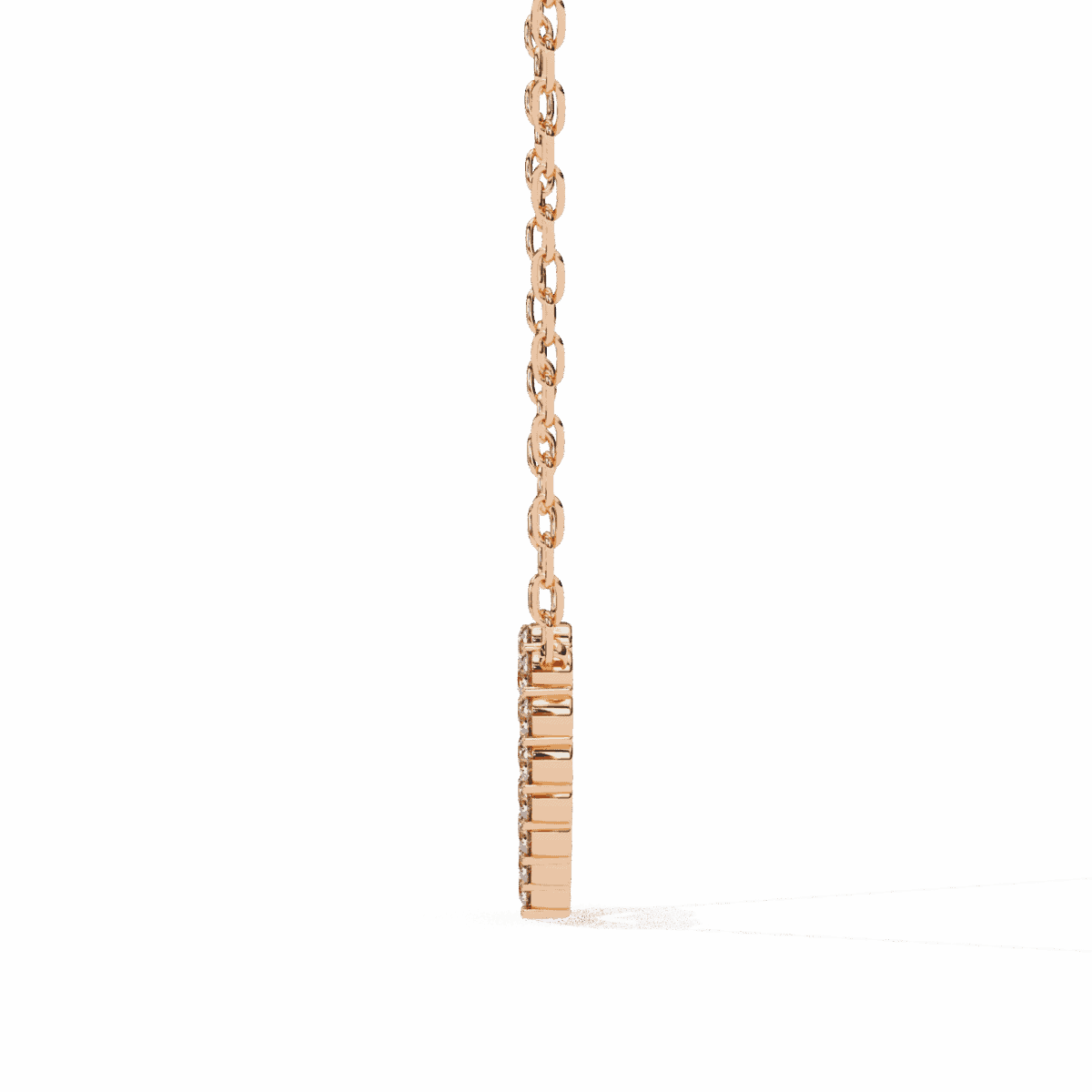 0.4 Carat Petite Round Cluster Pendant  Image 11