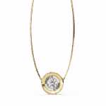 0.3 Carat Full-Bezel Round Solitaire Pendant - Image 4