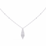 0.6 Carat Trinity Diamond Pendant - Round, Triangle & Baguette - Image 6