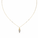0.6 Carat Trinity Diamond Pendant - Round, Triangle & Baguette - Image 7