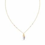 0.6 Carat Trinity Diamond Pendant - Round, Triangle & Baguette - Image 9