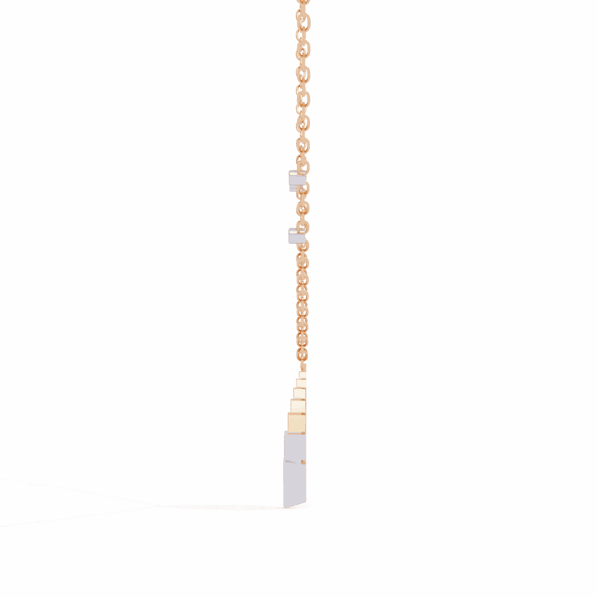 0.6 Carat Trinity Diamond Pendant  Round, Triangle & Baguette  Image 16