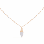 0.6 Carat Trinity Diamond Pendant - Round, Triangle & Baguette - Image 18