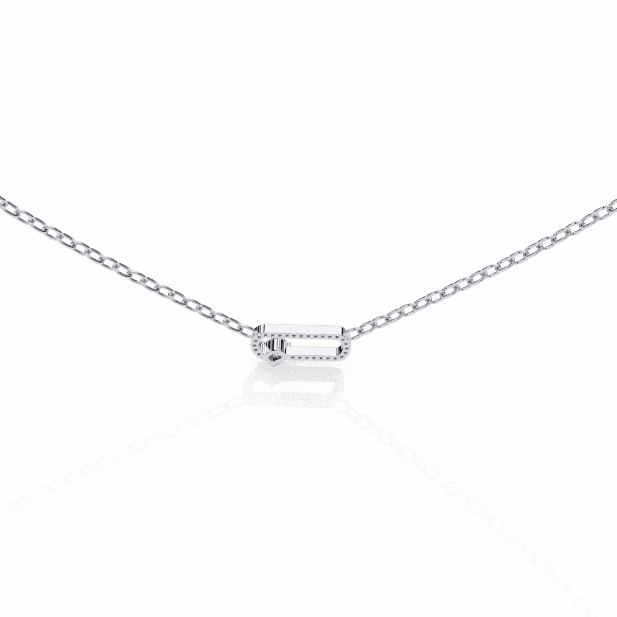 0.4 Carat Dual Diamond Cushion Pendant  Image 4