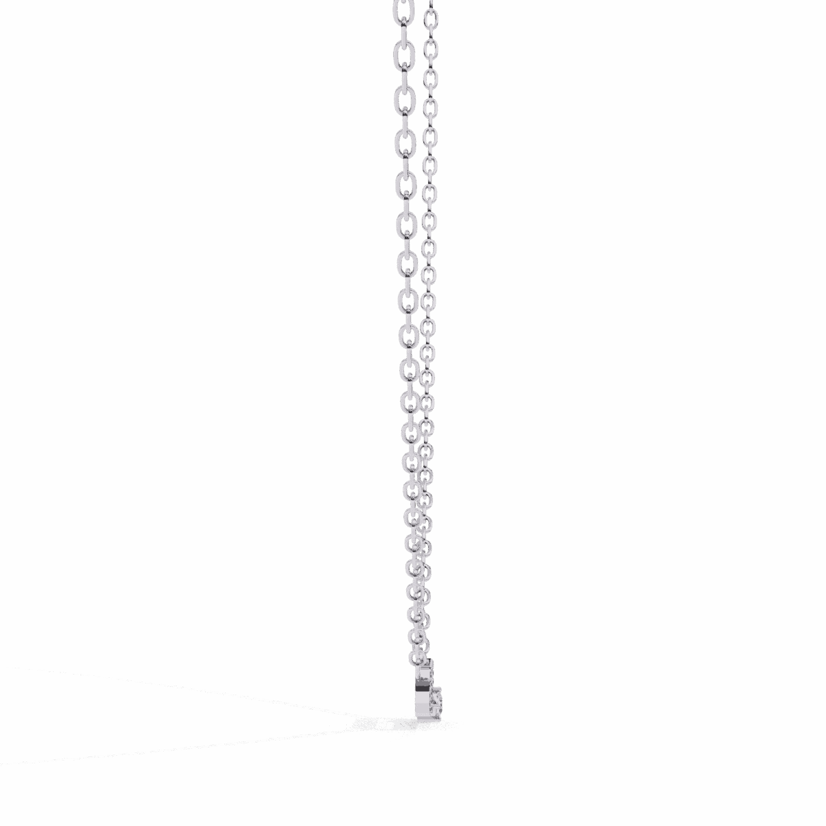 0.4 Carat Dual Diamond Cushion Pendant  Image 6