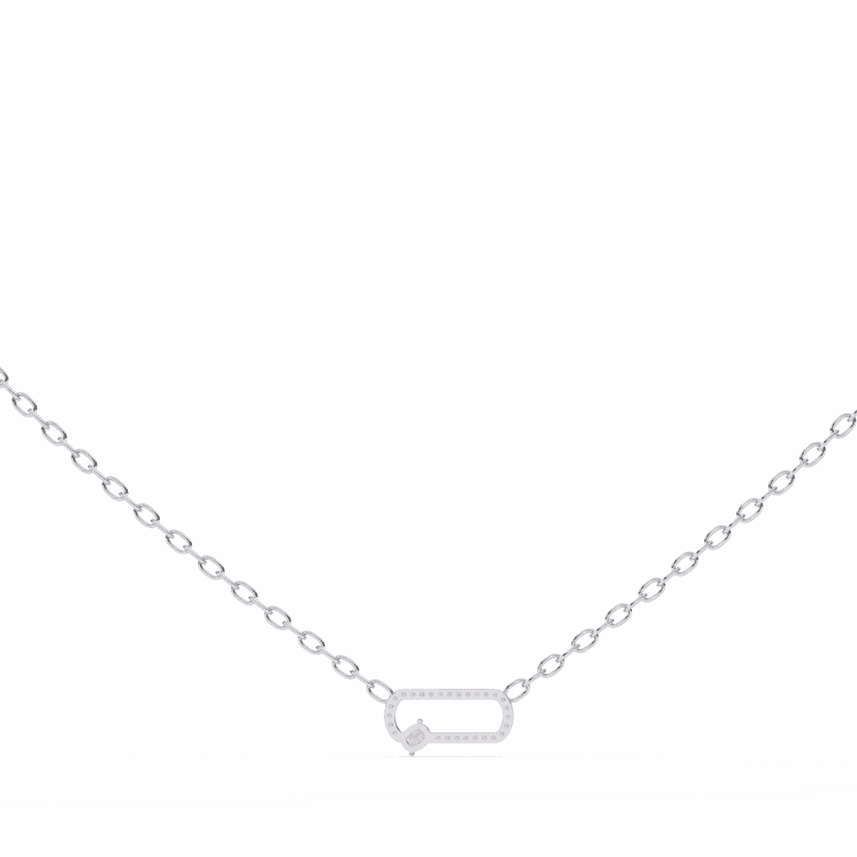 0.4 Carat Dual Diamond Cushion Pendant  Image 7