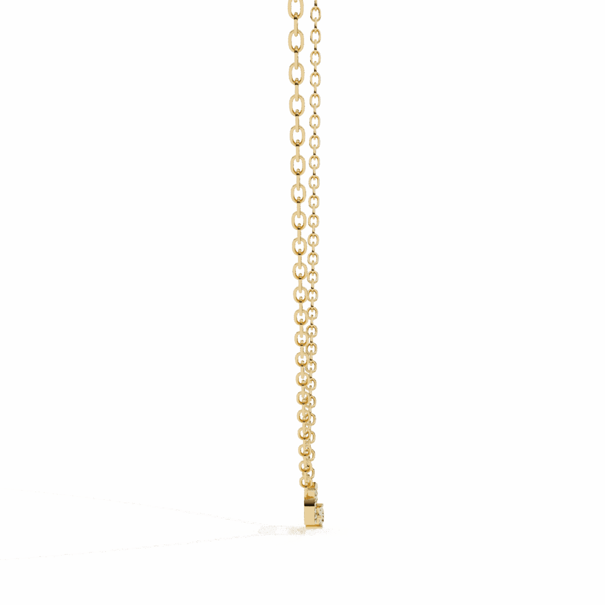 0.4 Carat Dual Diamond Cushion Pendant  Image 12