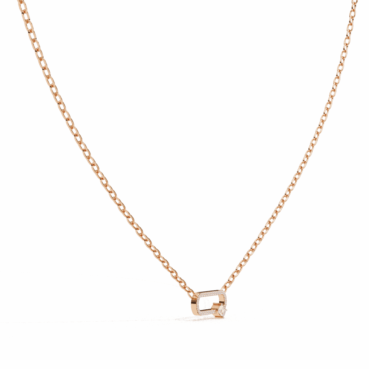 0.4 Carat Dual Diamond Cushion Pendant  Image 15