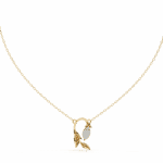 0.5 Carat Marquise Solitaire Pendant - Image 7