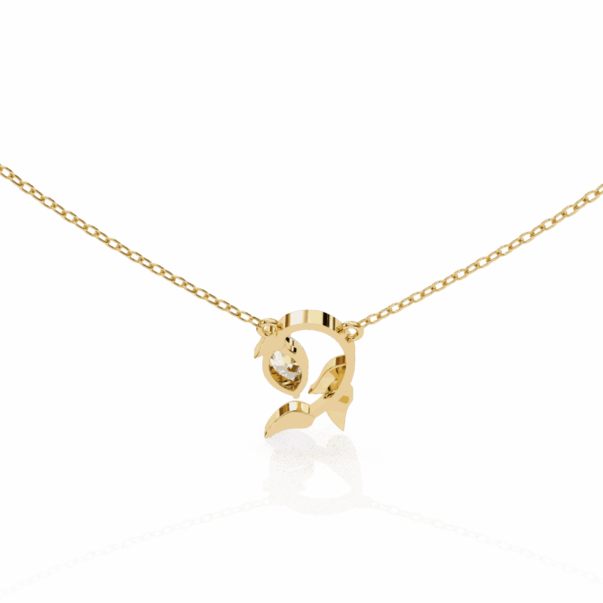 0.5 Carat Marquise Solitaire Pendant  Image 10