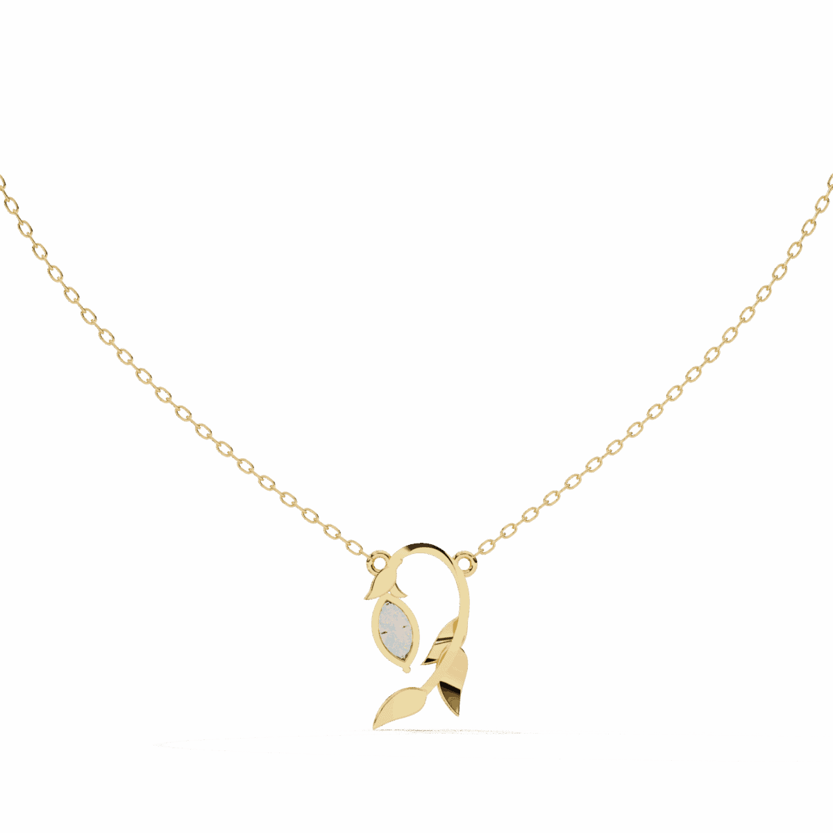 0.5 Carat Marquise Solitaire Pendant  Image 13
