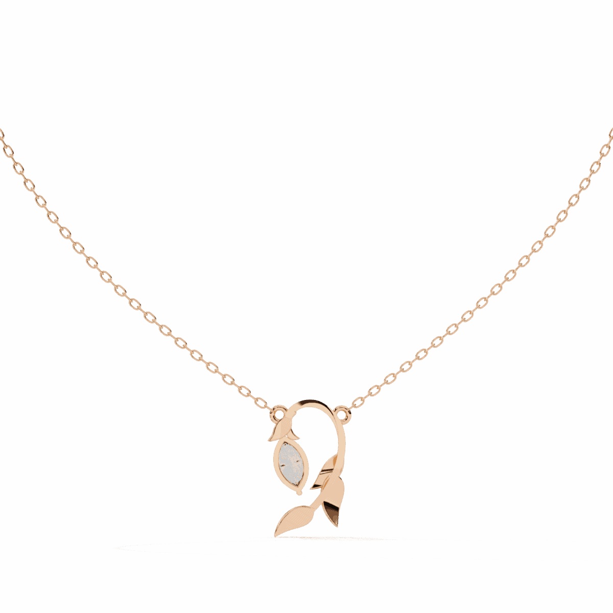 0.5 Carat Marquise Solitaire Pendant  Image 19