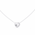 0.9 Carat Heart Cluster Diamond Pendant - Image 6