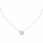 0.9 Carat Heart Cluster Diamond Pendant - Image 7