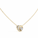 0.9 Carat Heart Cluster Diamond Pendant - Image 8