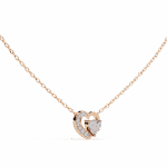 0.9 Carat Heart Cluster Diamond Pendant - Image 13