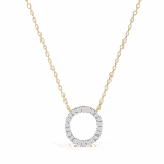 0.3 Carat Halo Round Diamond Pendant - Image 3