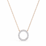 0.3 Carat Halo Round Diamond Pendant - Image 7