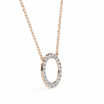 0.3 Carat Halo Round Diamond Pendant - Image 8