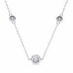 0.07 Carat Dual Round Diamond Pendant - Image 4