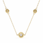 0.07 Carat Dual Round Diamond Pendant - Image 8