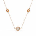 0.07 Carat Dual Round Diamond Pendant - Image 9