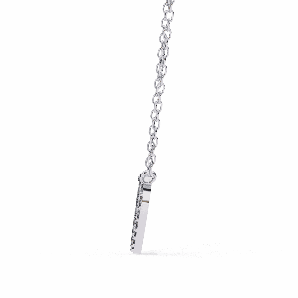 0.2 Carat Pav√© Heart Diamond Pendant  Image 2