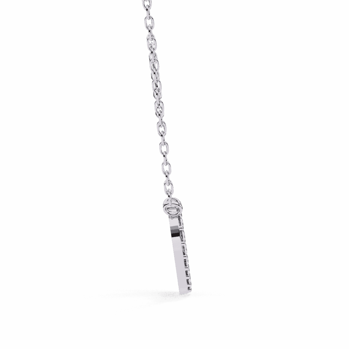 0.2 Carat Pav√© Heart Diamond Pendant  Image 3