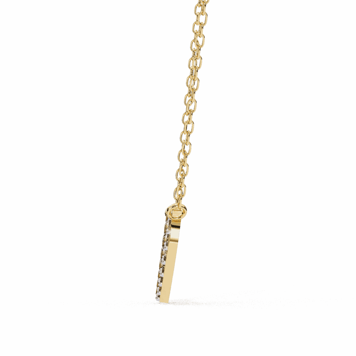 0.2 Carat Pav√© Heart Diamond Pendant  Image 6