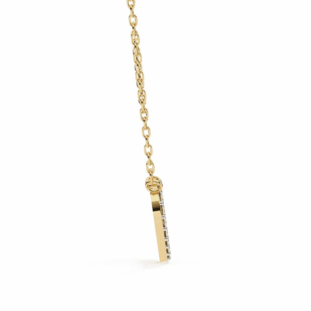 0.2 Carat Pav√© Heart Diamond Pendant  Image 7