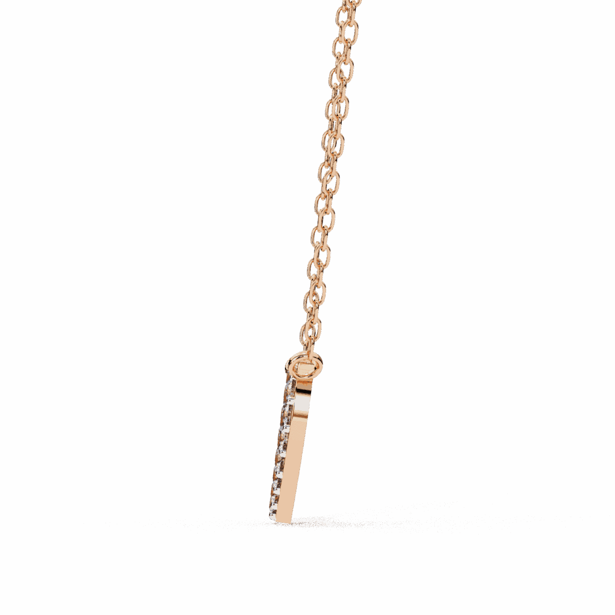 0.2 Carat Pav√© Heart Diamond Pendant  Image 10