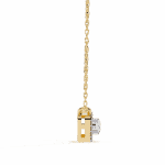 0.3 Carat Round Micro-Halo Diamond Pendant - Image 10