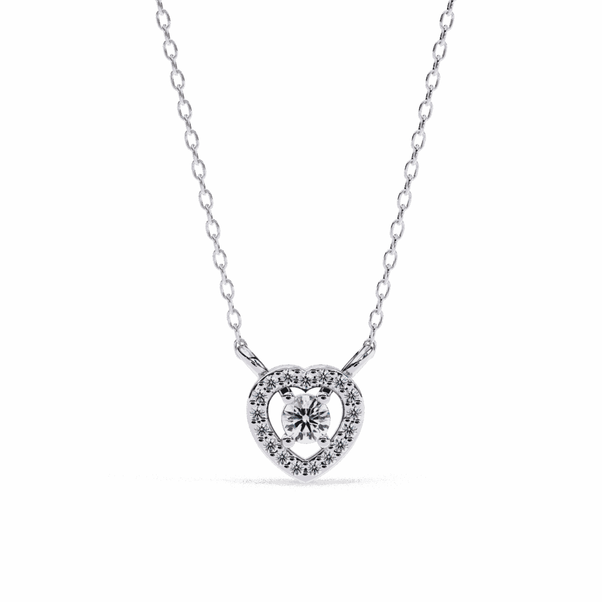 0.2 Carat Triple Round Diamond Pendant  Image 1