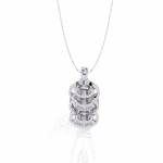 1.25 Carat Trio Round Diamond Pendant - Image 3