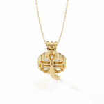 0.6 Carat Heart Solitaire Diamond Pendant - Image 6