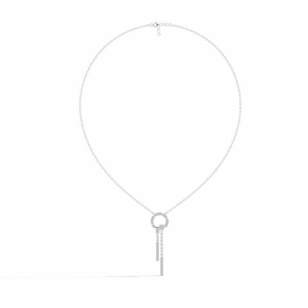 0.4 Carat Vertical Mixed-Cut Diamond Pendant