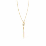 0.4 Carat Vertical Mixed-Cut Diamond Pendant - Image 6