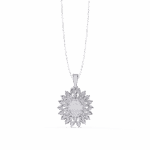 3.5 Carat Double Halo Diamond Pendant - Image 3