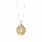 3.5 Carat Double Halo Diamond Pendant - Image 5