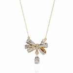 1.75 Carat Grand Bow Diamond Pendant - Image 4