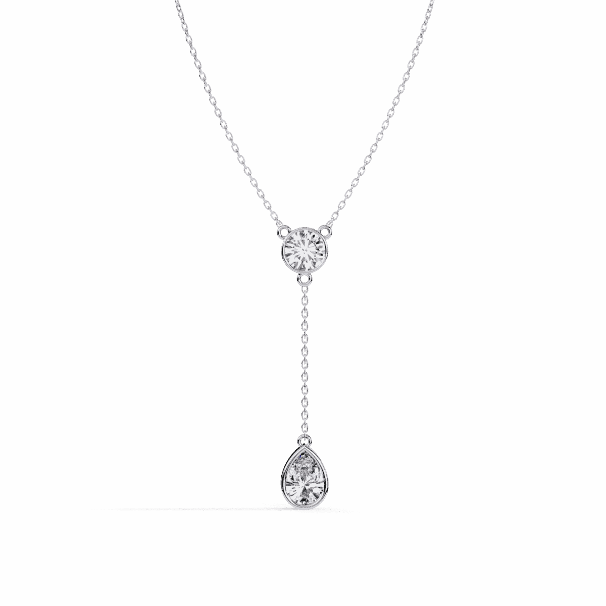 1 Carat Pear Drop Diamond Pendant  Image 1