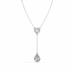 1 Carat Pear Drop Diamond Pendant