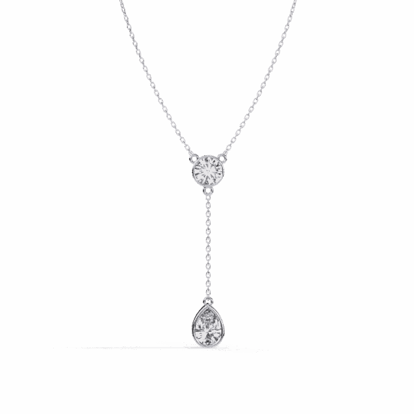1 Carat Pear Drop Diamond Pendant