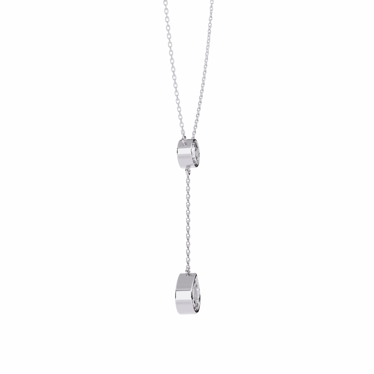 1 Carat Pear Drop Diamond Pendant  Image 3