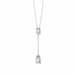 1 Carat Pear Drop Diamond Pendant - Image 3