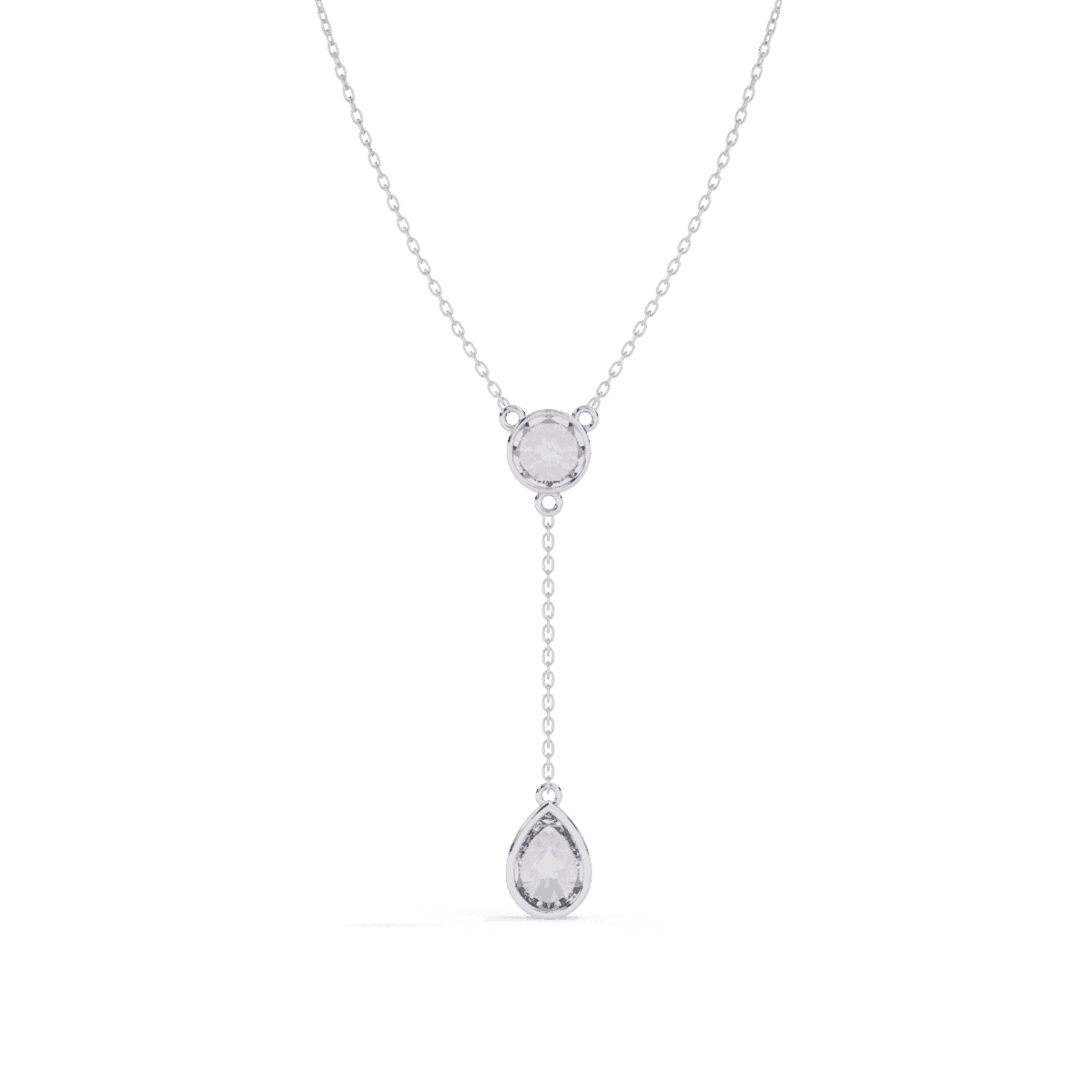 1 Carat Pear Drop Diamond Pendant  Image 4