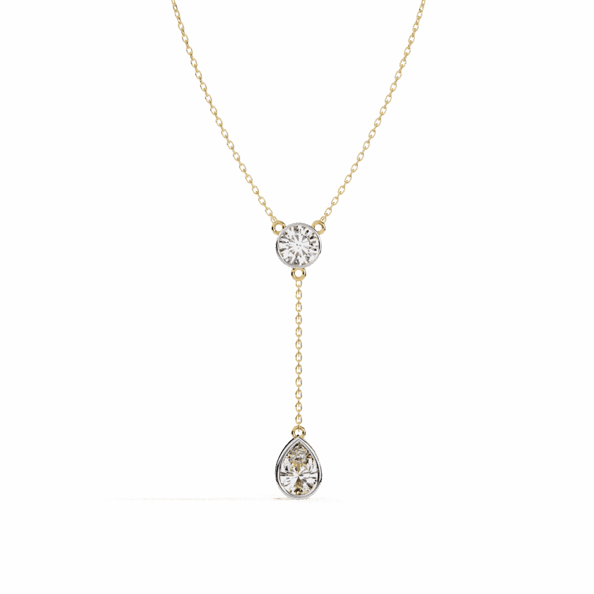 1 Carat Pear Drop Diamond Pendant  Image 5