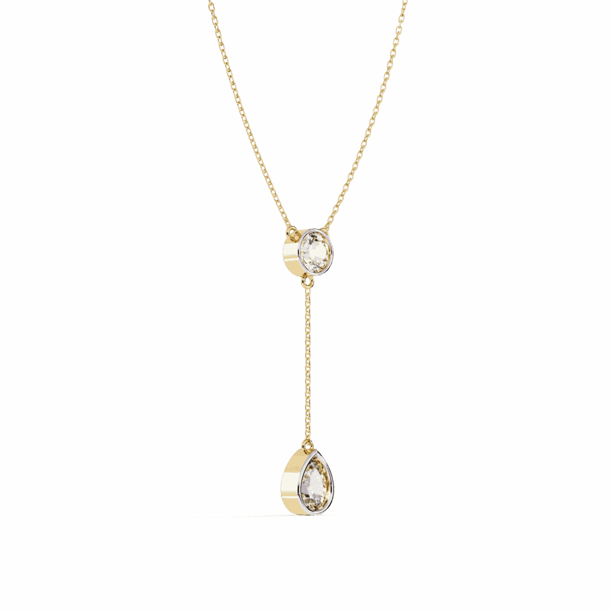 1 Carat Pear Drop Diamond Pendant  Image 6